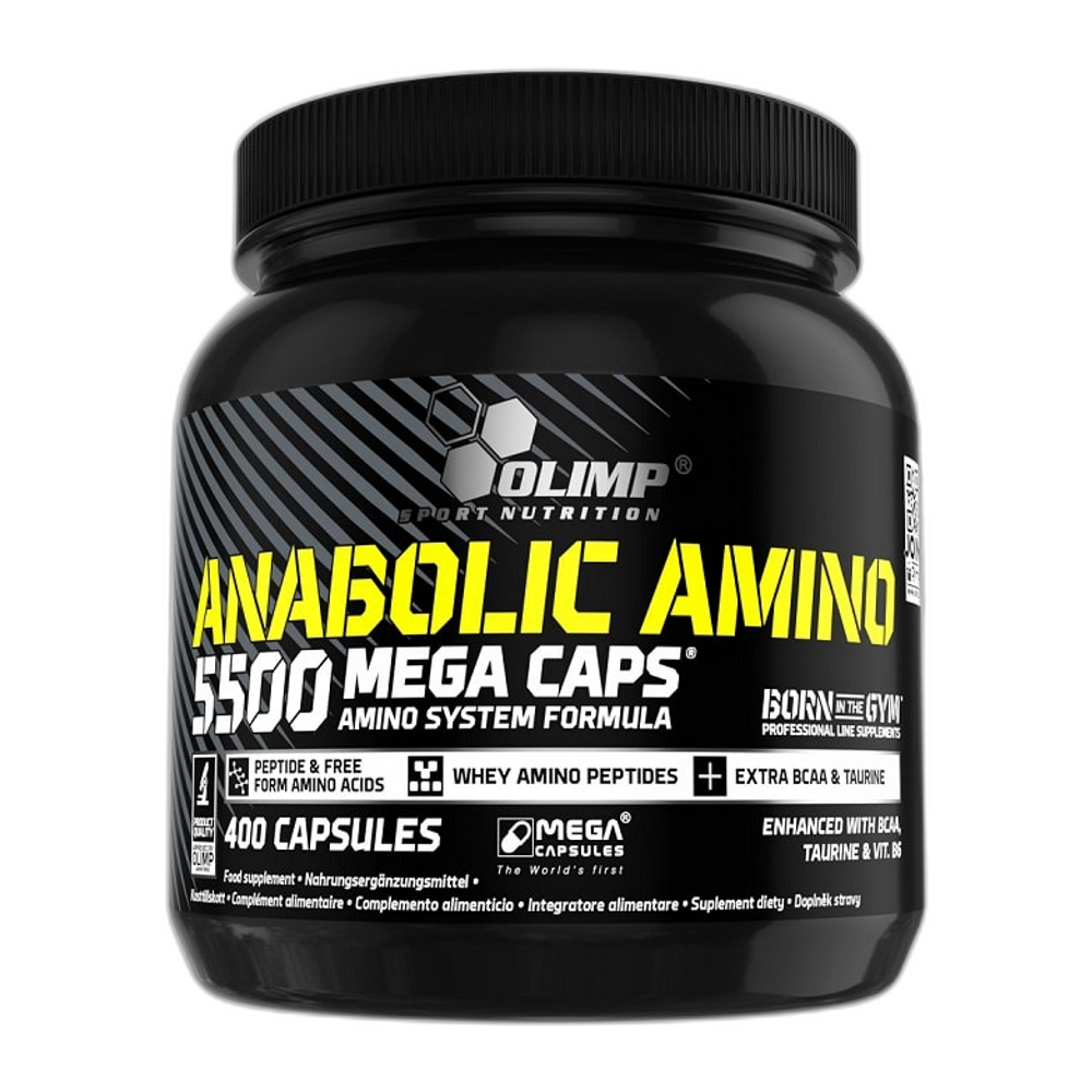 Olimp Nutrition Anabolic Amino 5500, Mega Caps - 400 caps