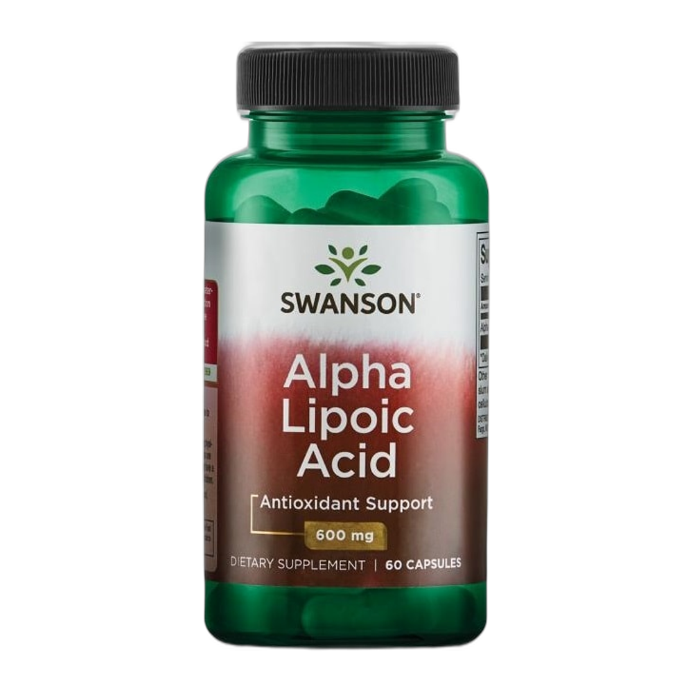 Swanson Alpha Lipoic Acid, 600mg - 60 caps