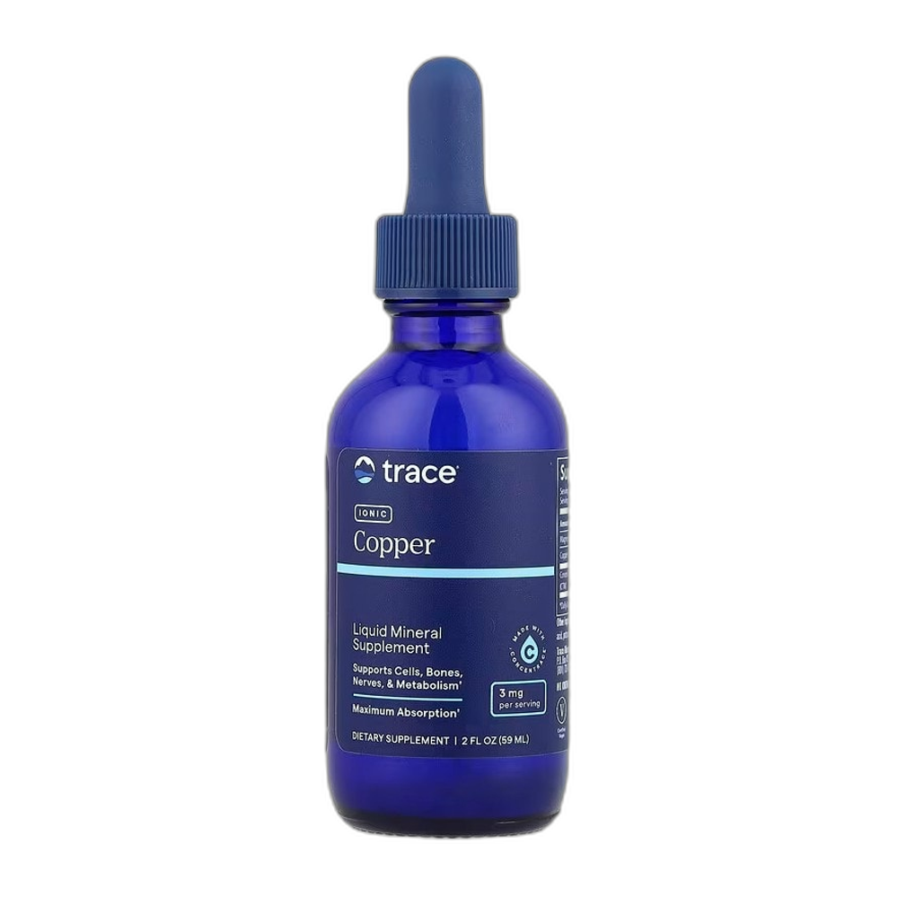 Trace Minerals Ionic Copper, 3mg - 59 ml.