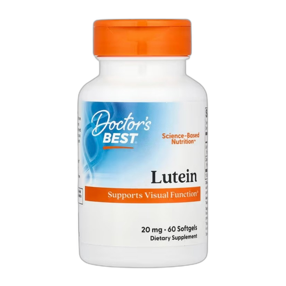 Doctor's Best Lutein, 20mg - 60 softgels