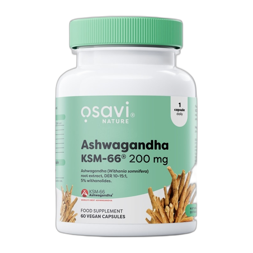 Osavi Ashwagandha KSM-66, 200mg - 60 vegan caps