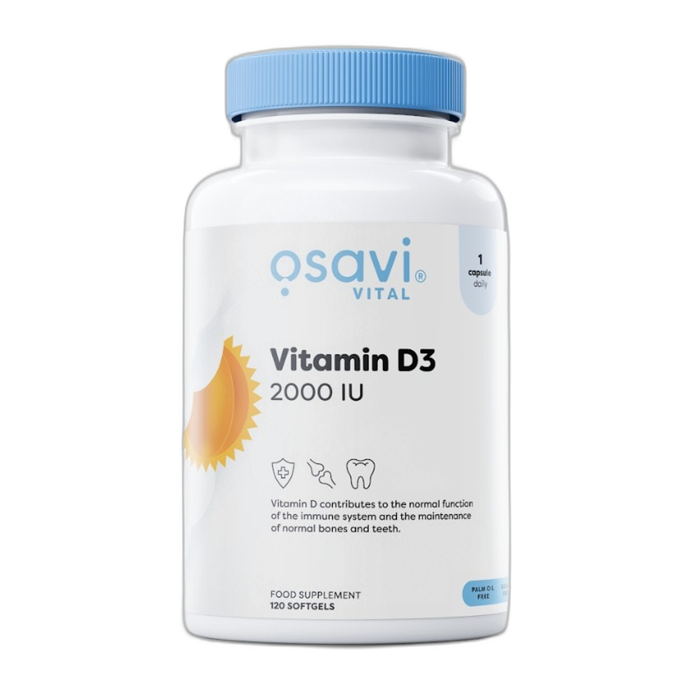 Osavi Vitamin D3, 2000IU - 120 softgels