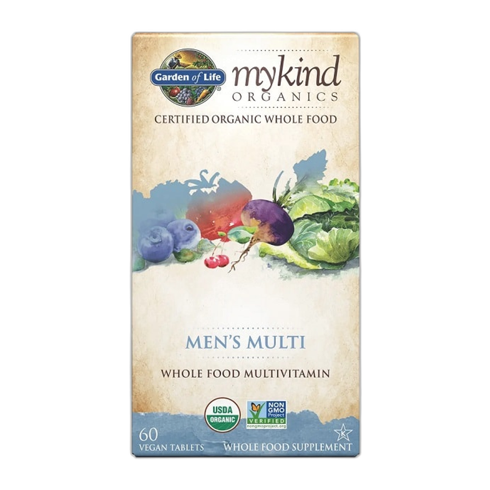 Garden of Life Mykind Men's Multi - 60 vegan tablets