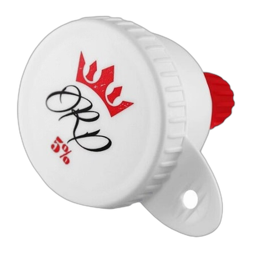 5% Nutrition 5% Funnel, White & Red