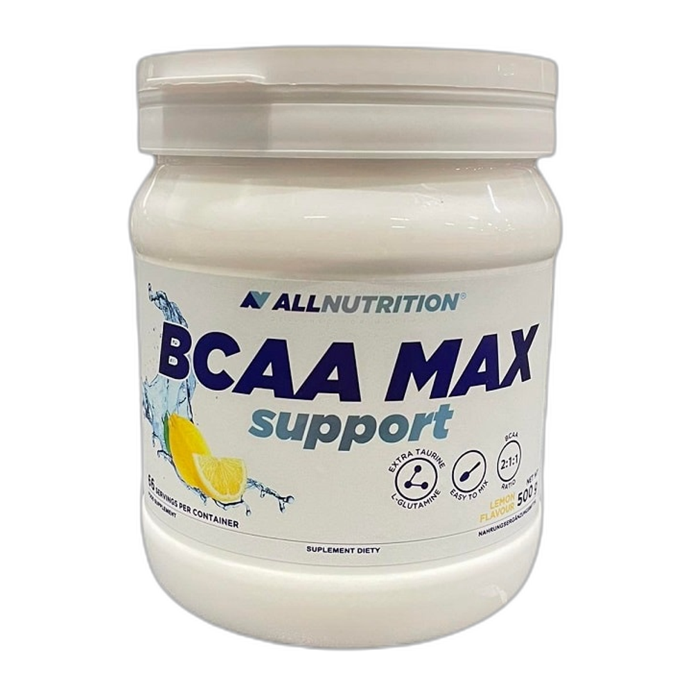 Allnutrition BCAA Max Support, Lemon - 500g