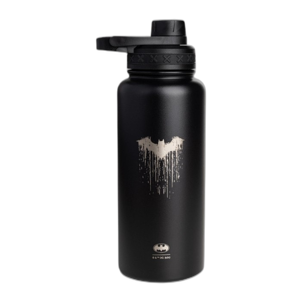 SmartShake Bohtal Insulated Sports Bottle - DC Comics, Batman Logo Drip - 960 ml.
