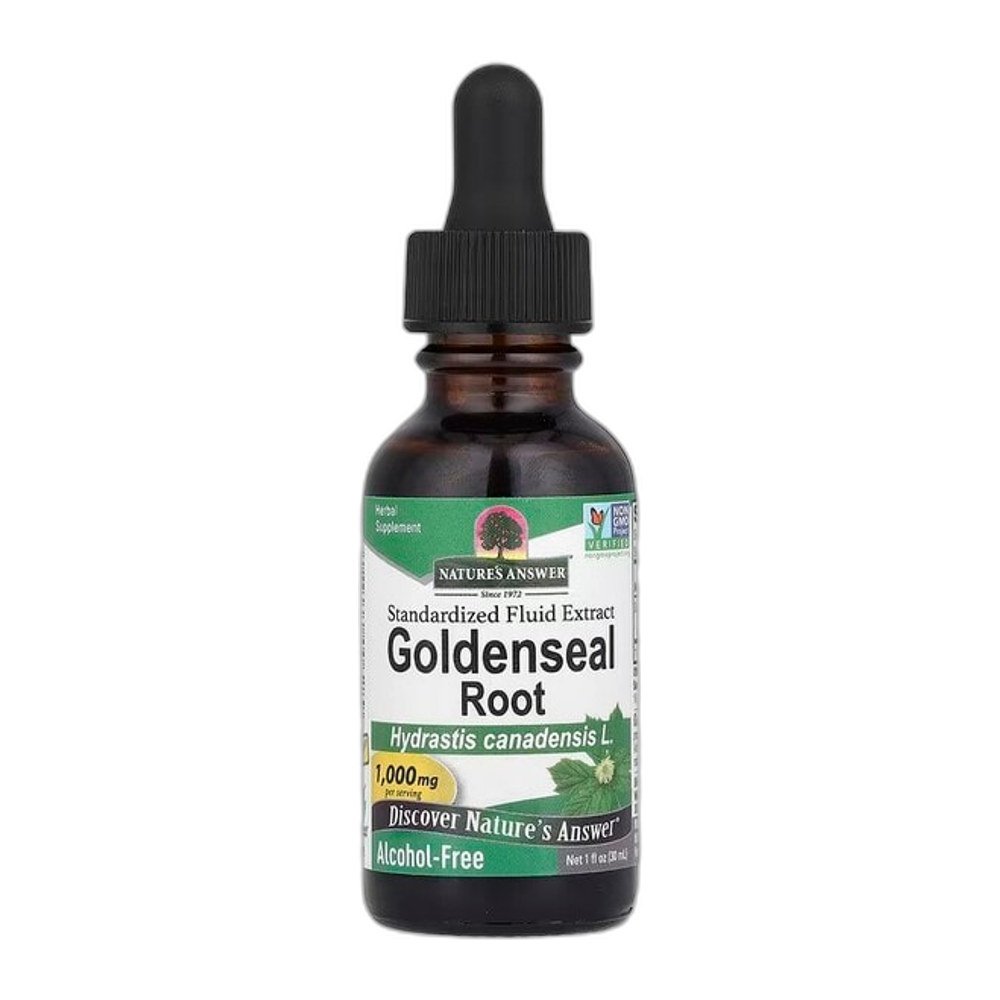 Nature's Answer Goldenseal Root, 1000mg - 30 ml.