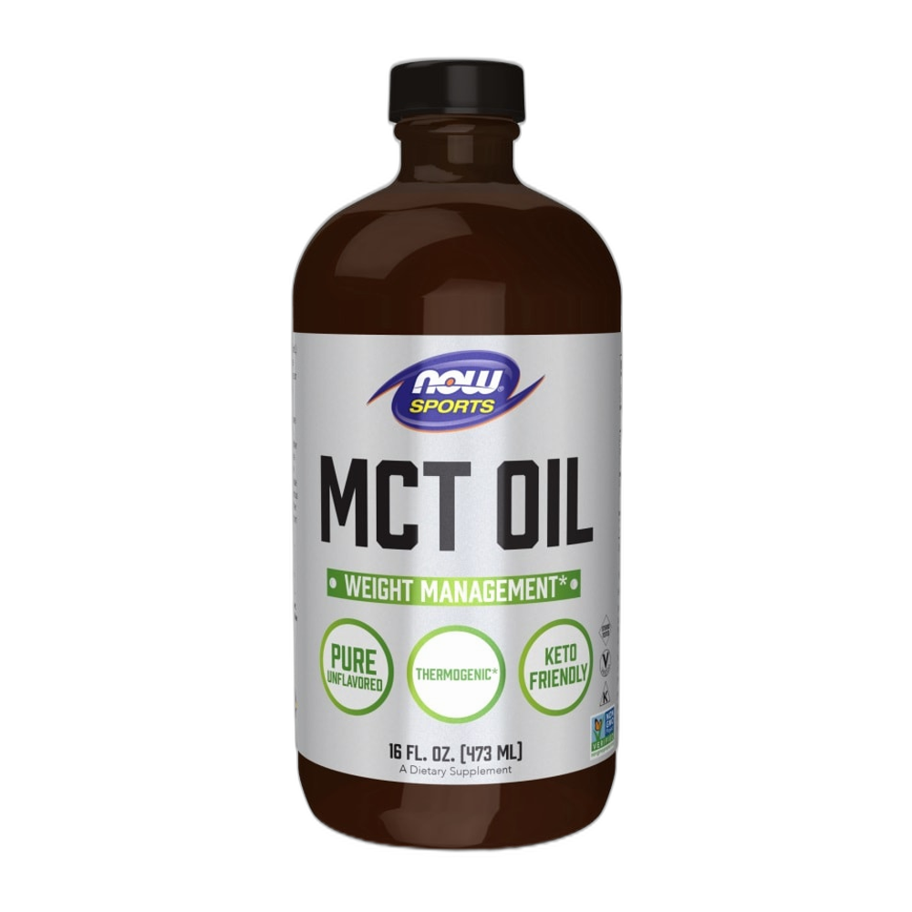 NOW Foods MCT Oil, Pure Liquid - 473 ml.
