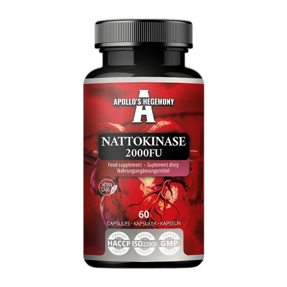 Apollo's Hegemony Nattokinase, 2000 FU - 60 caps