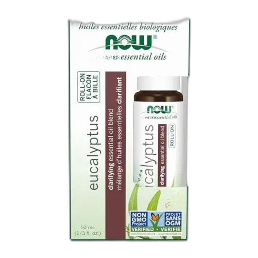 NOW Foods Essential Oil Roll-On, Eucalyptus - 10 ml.