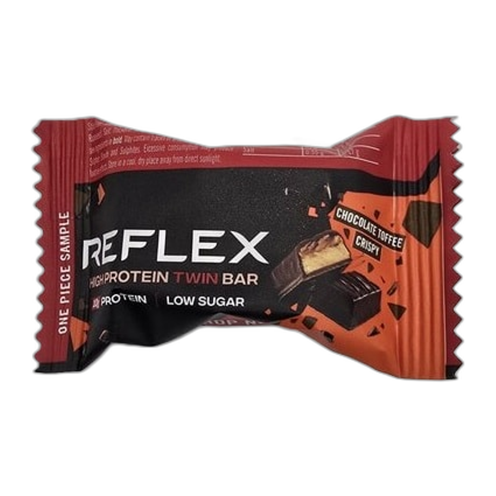 Reflex Nutrition High Protein Twin Bar, Chocolate Toffee Crispy - 30g
