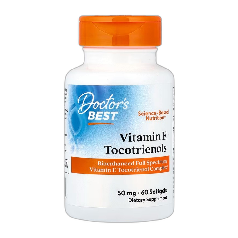 Doctor's Best Tocotrienols, 50mg - 60 softgels