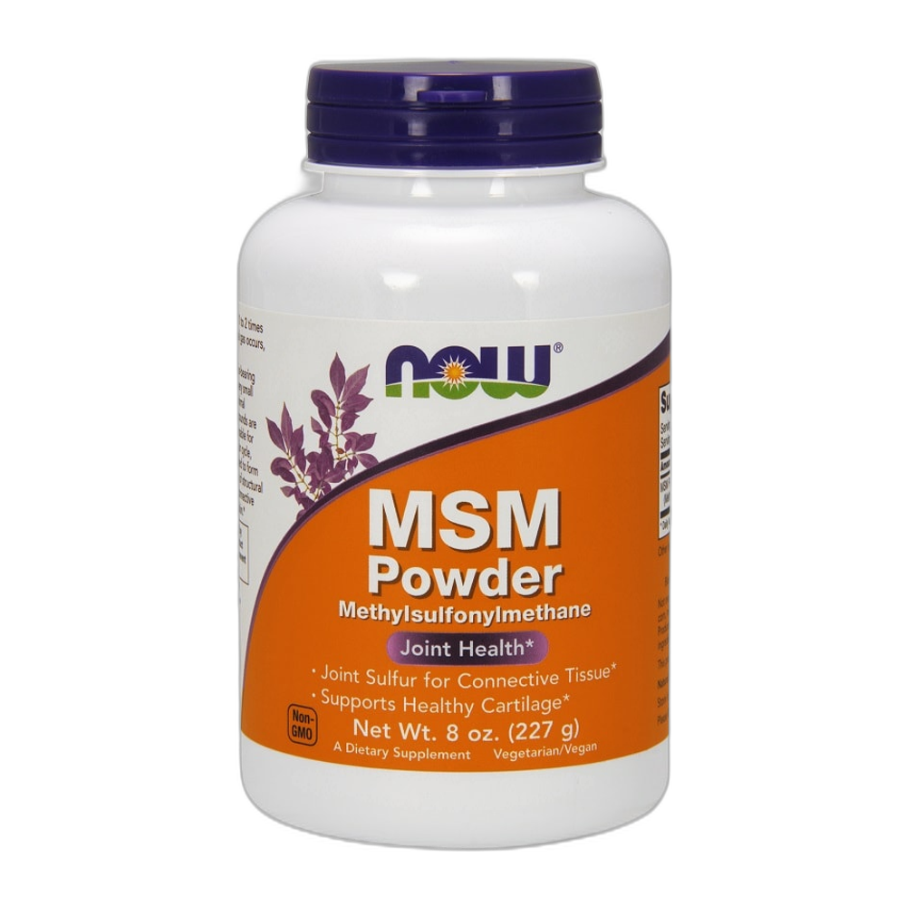 NOW Foods MSM Methylsulphonylmethane, Powder - 227g