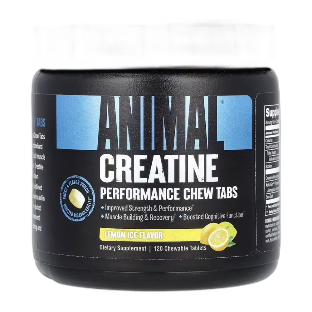 Animal Creatine Chews, Lemon Ice - 120 chewable tablets