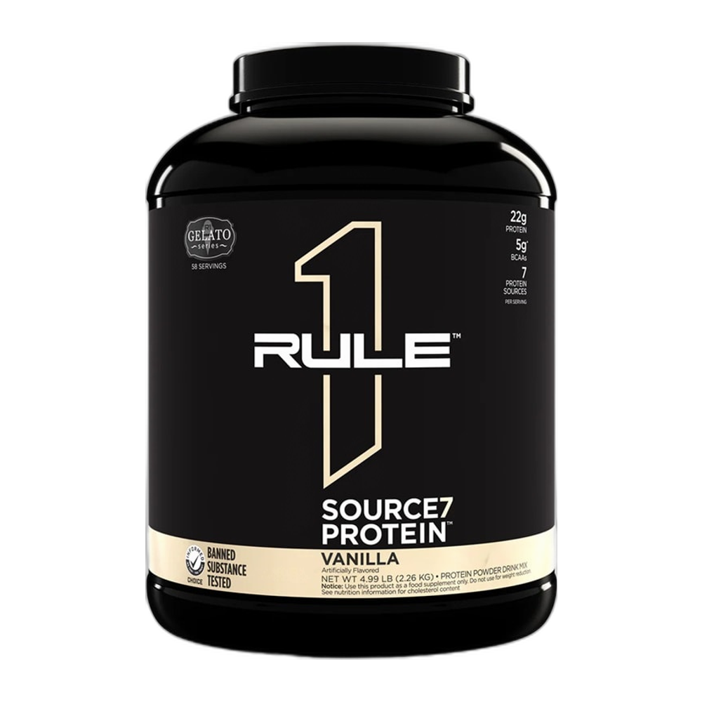 Rule One Source7 Protein, Vanilla Gelato - 2260g