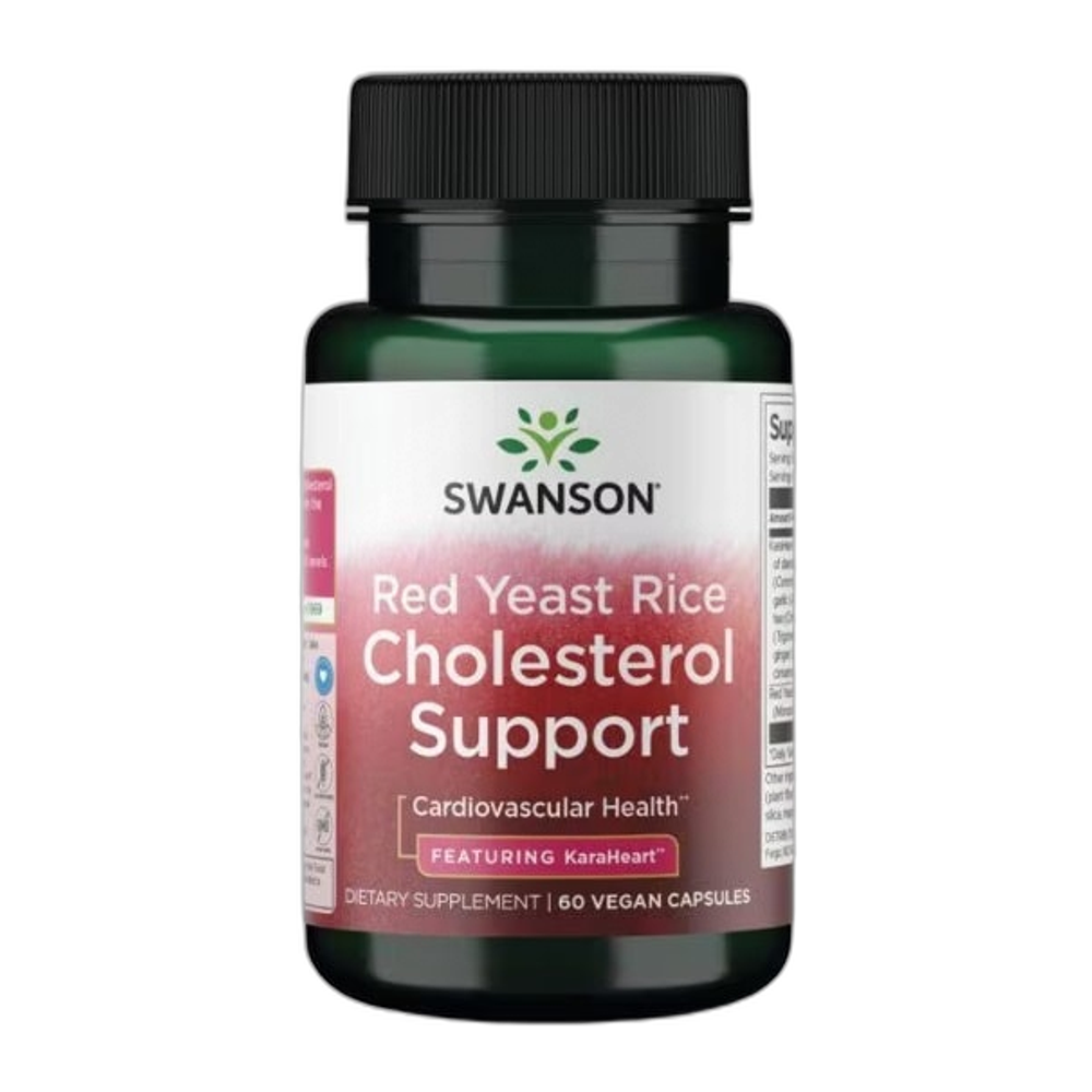 Swanson Red Yeast Rice Cholesterol Support - 60 vcaps