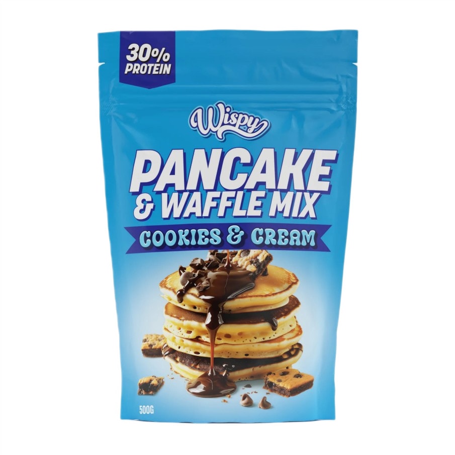 Wispy Pancake & Waffle Mix, Cookies & Cream - 500g