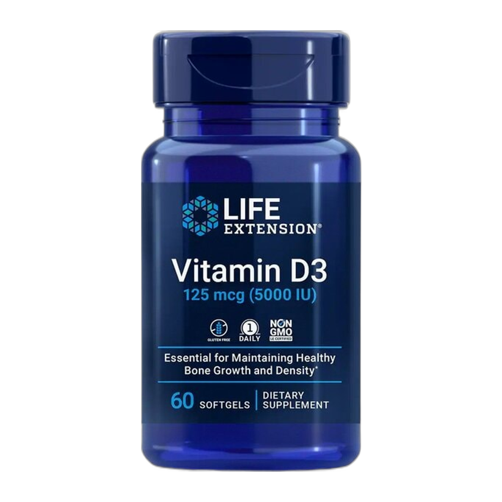 Life Extension Vitamin D3, 5000IU - 60 softgels