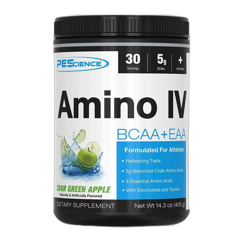 PEScience Amino IV, Sour Green Apple - 405g