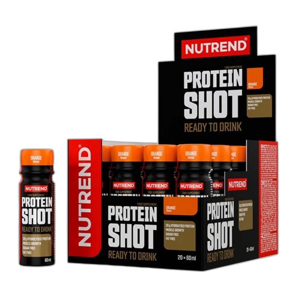 Nutrend Protein Shot, Orange - 20 x 60 ml.