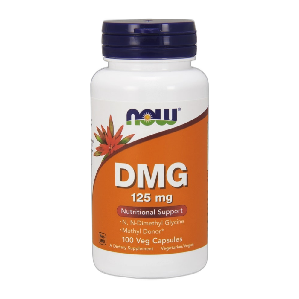 NOW Foods DMG (Dimethylglycine), 125mg - 100 vcaps