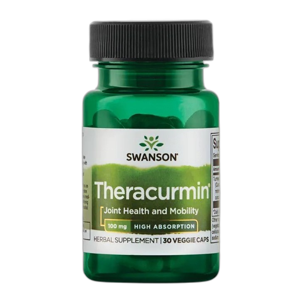Swanson Theracurmin, 100mg High Absorption - 30 vcaps