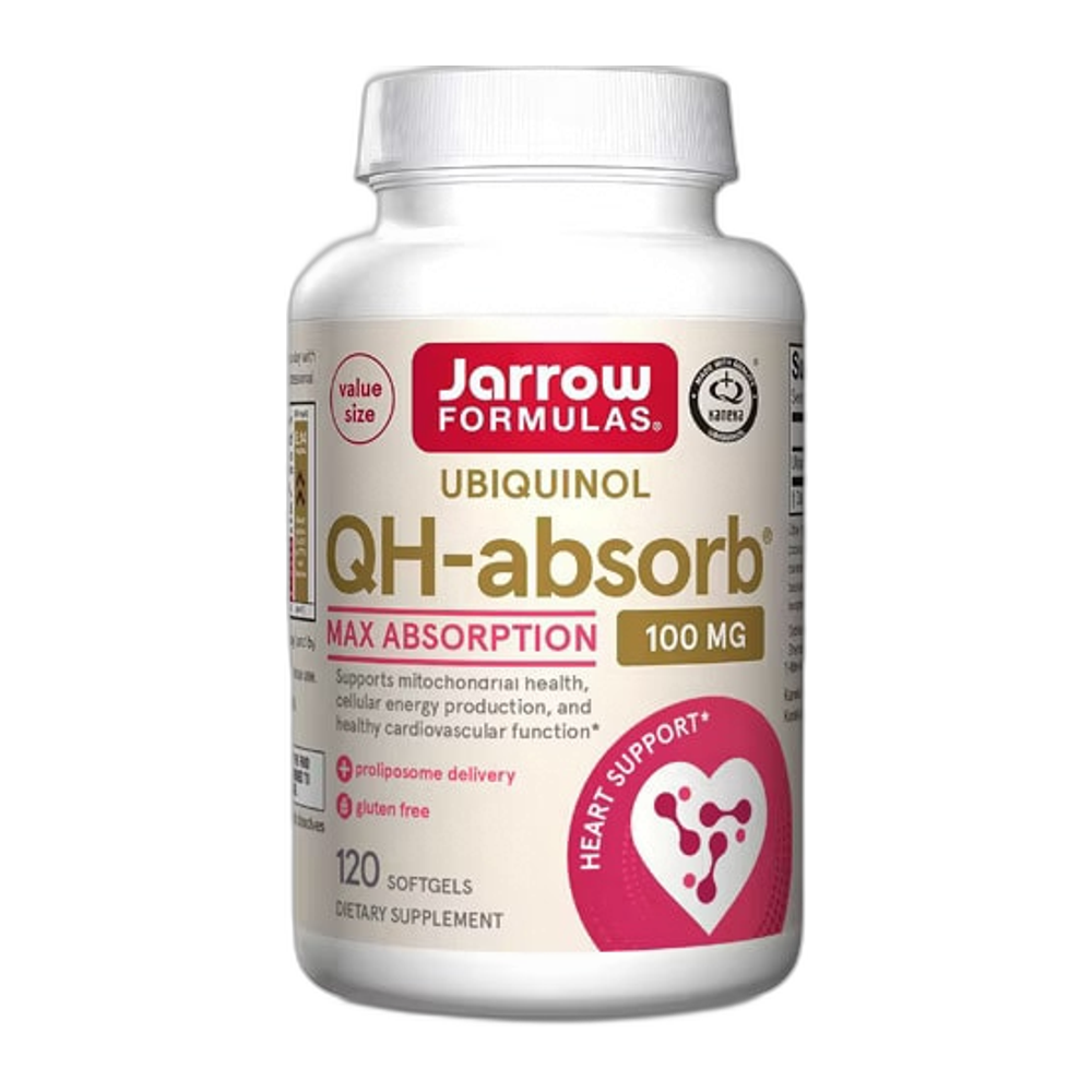 Jarrow Formulas Ubiquinol QH-absorb, 100mg - 120 softgels