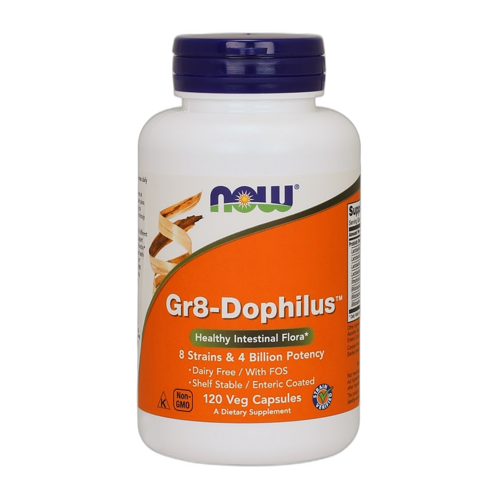 NOW Foods Gr8-Dophilus - 120 vcaps
