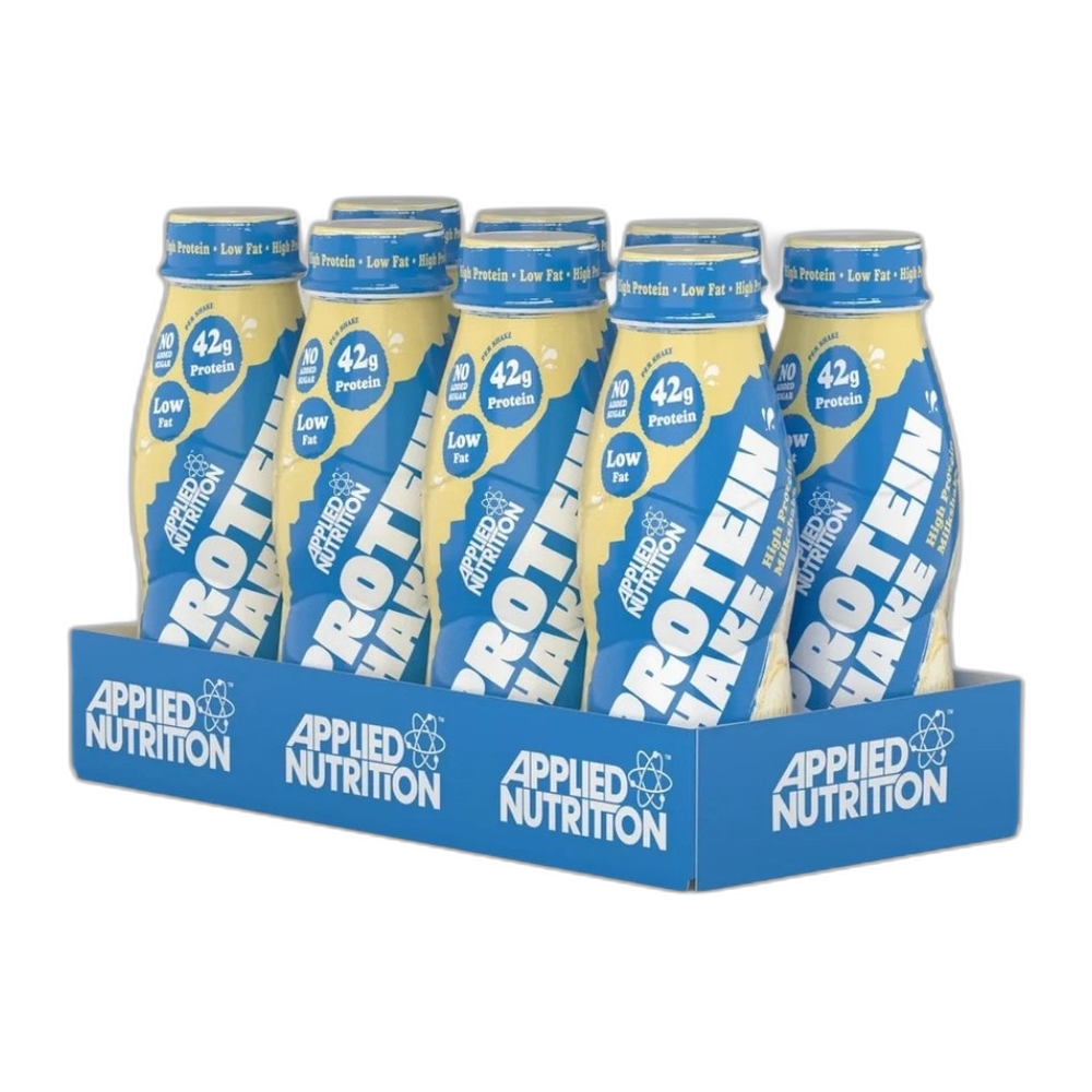 Applied Nutrition High Protein Shake, Vanilla Ice Cream - 8 x 500 ml.