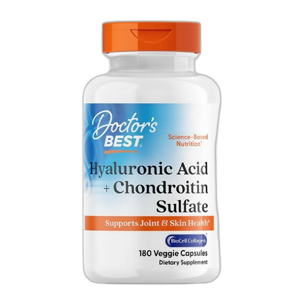 Doctor's Best Hyaluronic Acid + Chondroitin Sulfate with BioCell Collagen - 180 caps