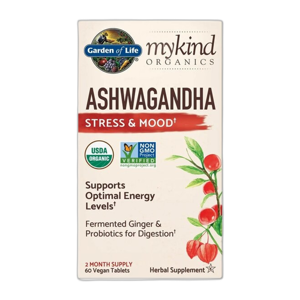 Garden of Life Mykind Ashwagandha - 60 vegan tablets