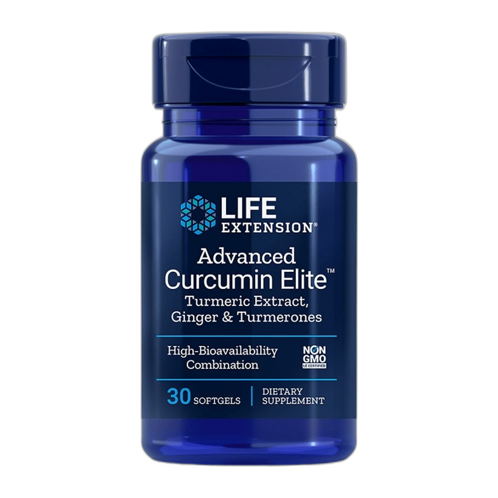 Life Extension Advanced Curcumin Elite Turmeric Extract, Ginger & Turmerones - 30 softgels