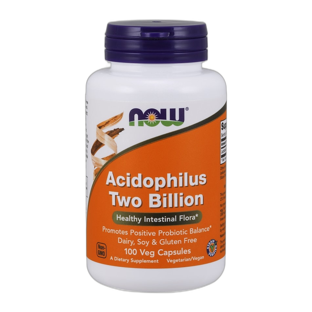 NOW Foods Acidophilus Two Billion - 100 vcaps