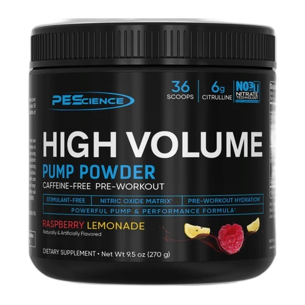 PEScience High Volume (New Formula), Raspberry Lemonade - 270g