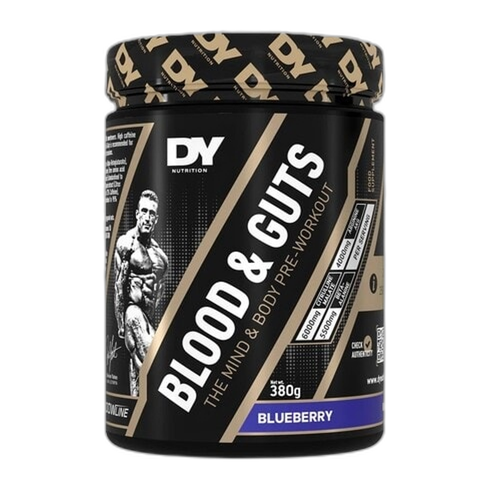 Dorian Yates Blood and Guts, Blueberry - 380g