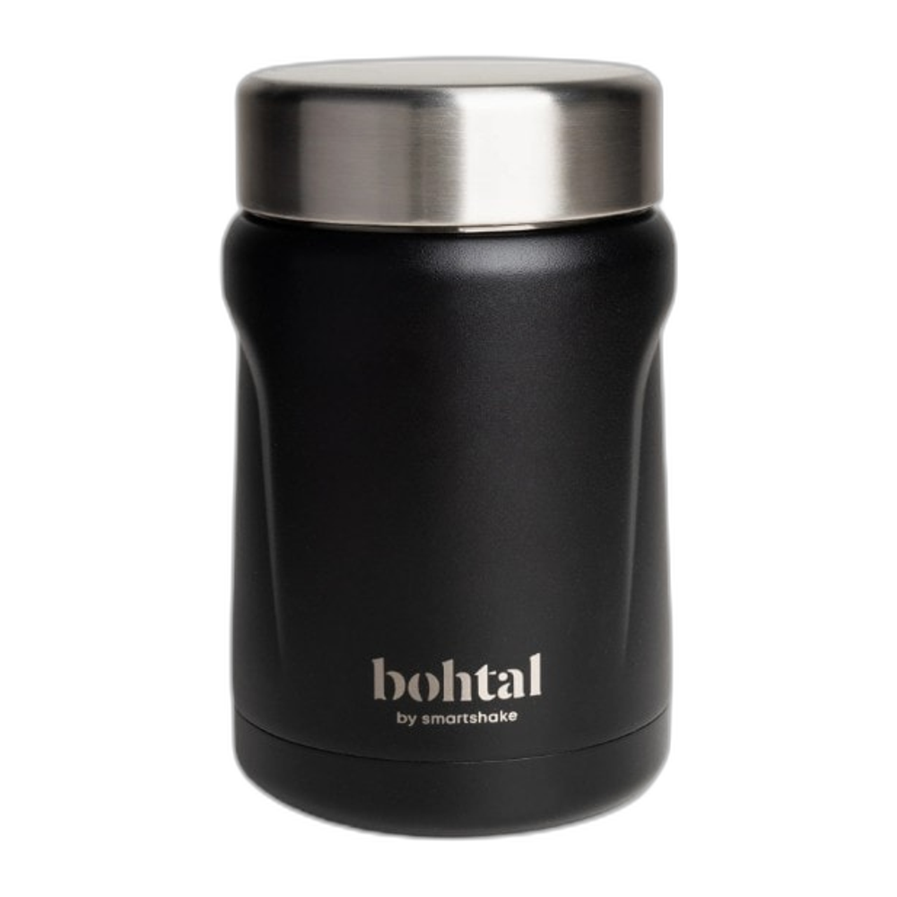 SmartShake Bohtal Insulated Food Jar, Black - 550 ml.
