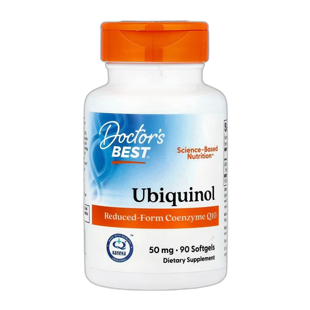 Doctor's Best Ubiquinol with Kaneka, 50mg - 90 softgels