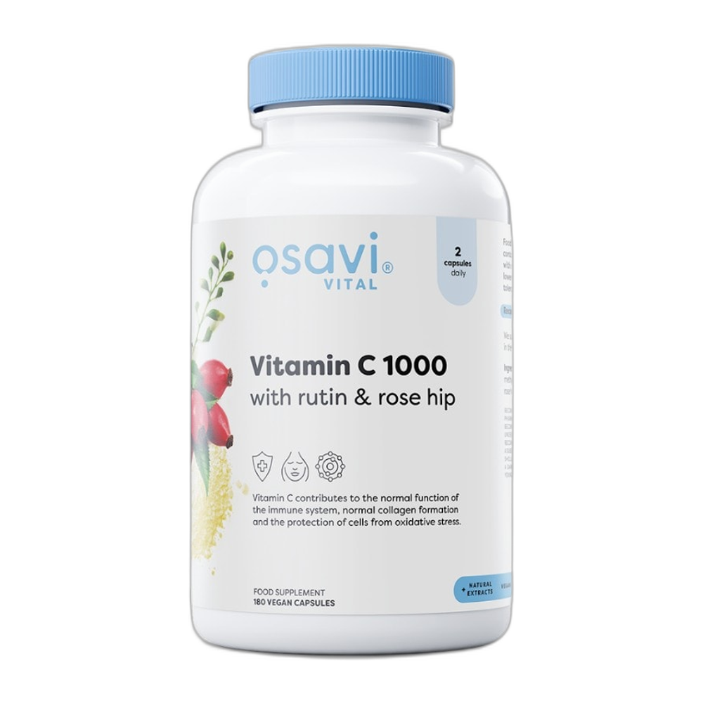 Osavi Vitamin C1000 with Rutin & Rose Hip - 180 vegan caps