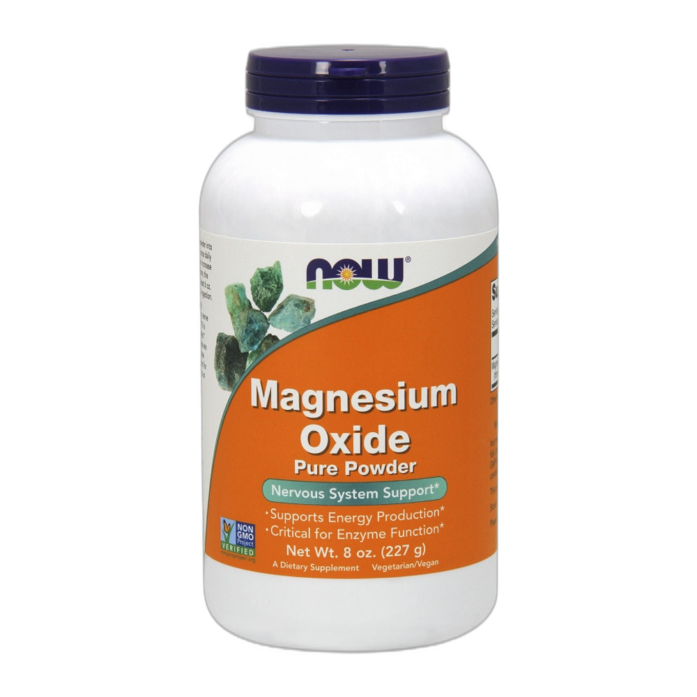 NOW Foods Magnesium Oxide, Pure Powder - 227g