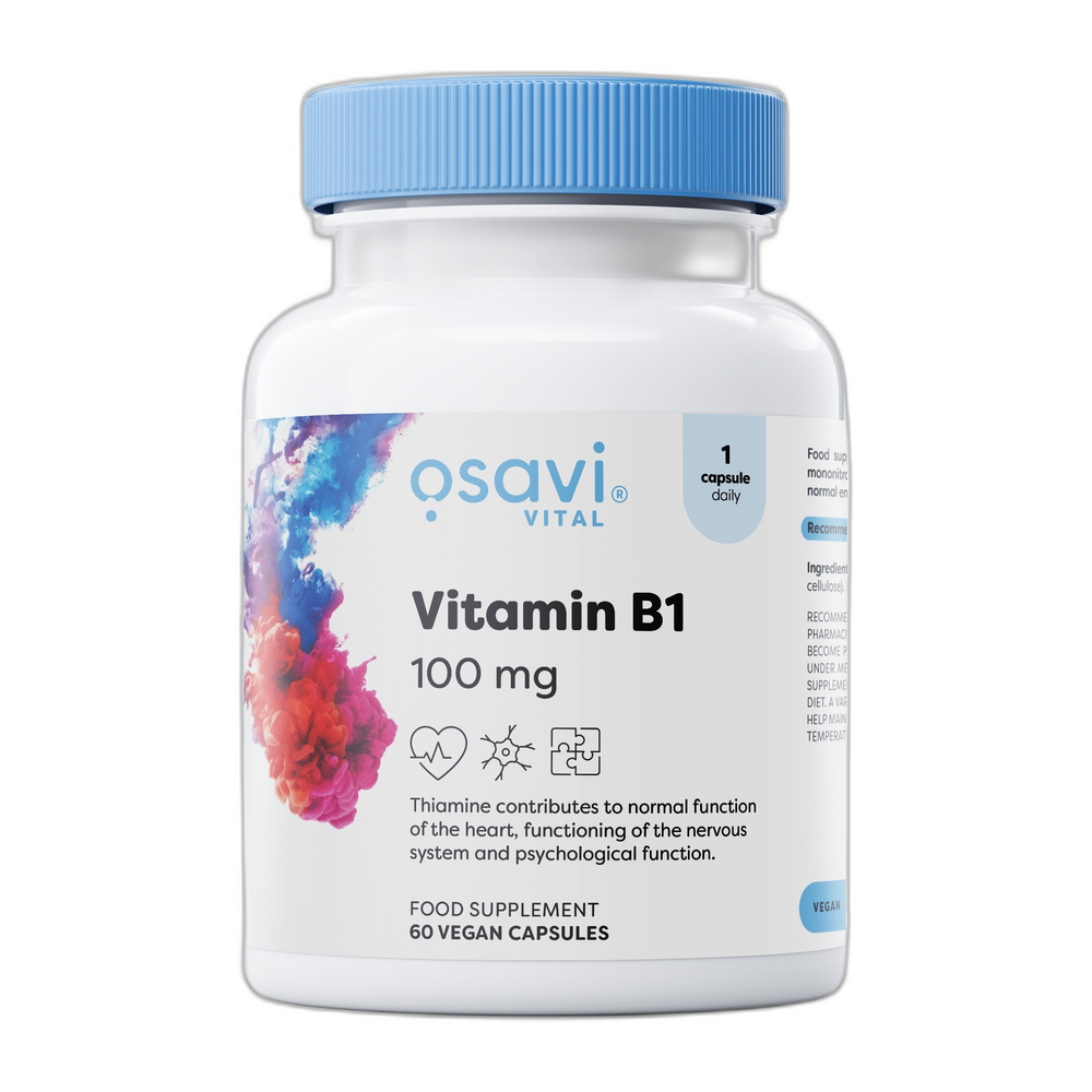 Osavi Vitamin B1, 100mg - 60 vegan caps