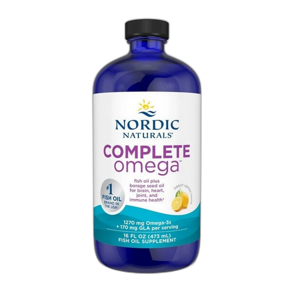 Nordic Naturals Complete Omega, 1270mg Lemon - 473 ml.