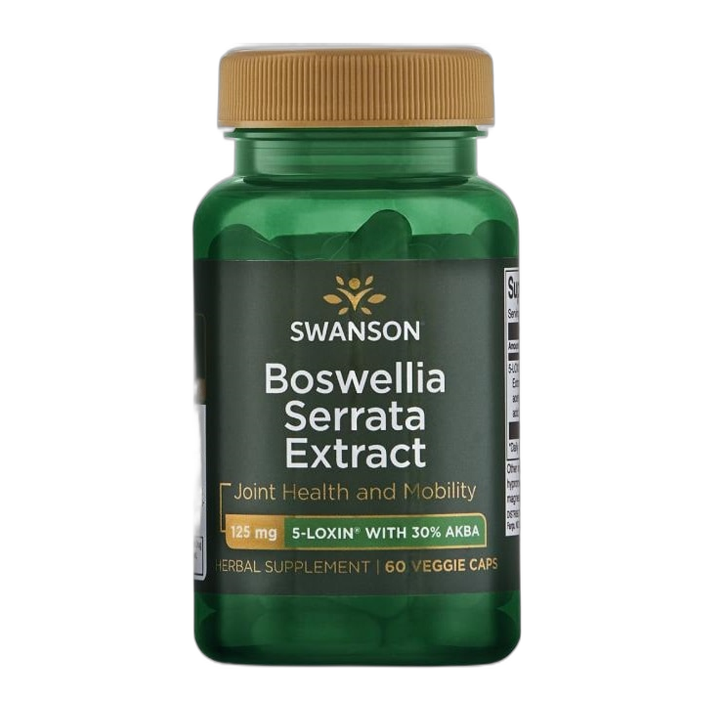 Swanson Boswellia Serrata Extract, 125mg - 60 vcaps