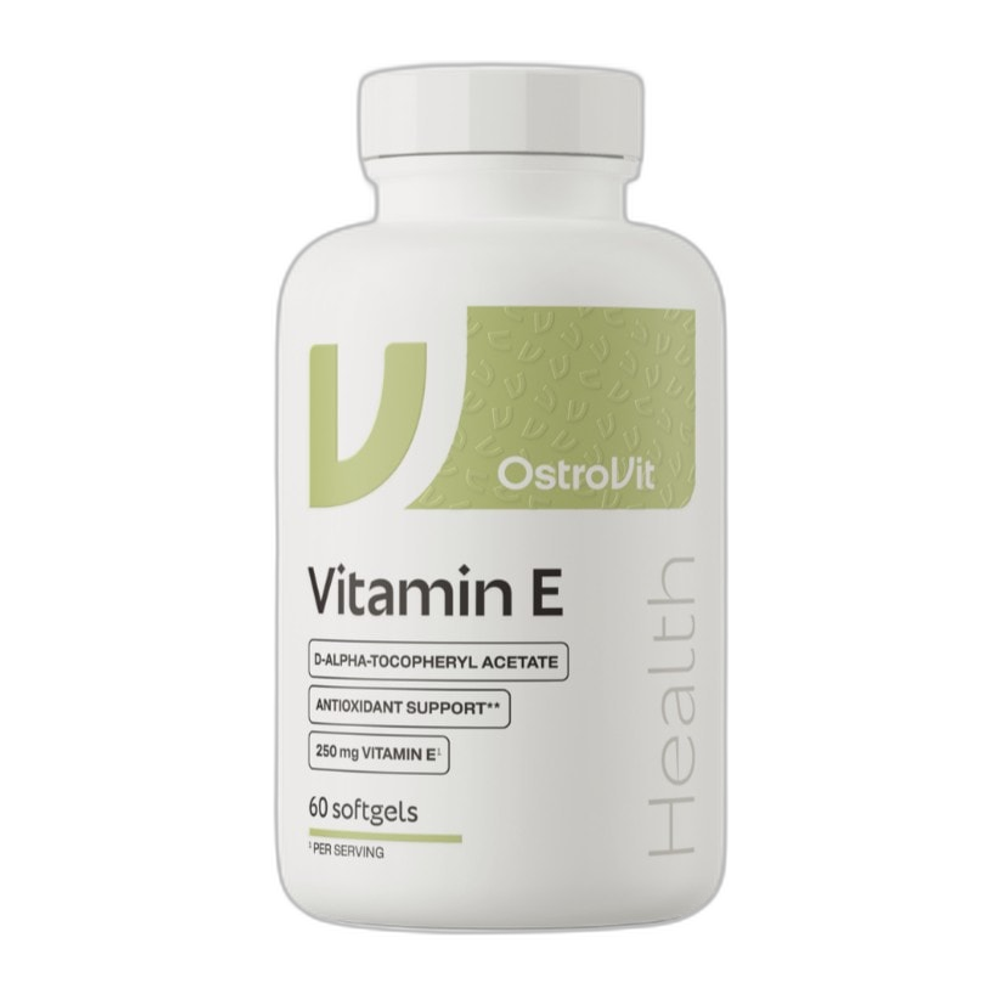 OstroVit Vitamin E, 250mg - 60 softgels