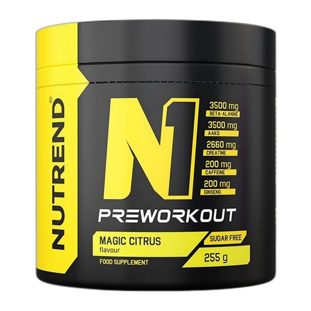 Nutrend N1 Pre-Workout, Magic Citrus - 255g
