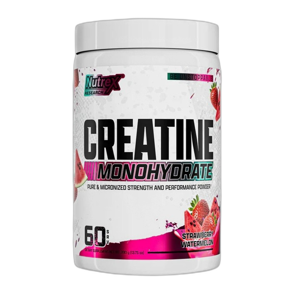 Nutrex Creatine Monohydrate, Strawberry Watermelon - 390g