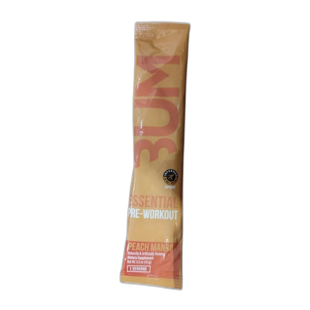 Raw Nutrition CBUM Essential Pre-Workout, Peach Mango - 14.1g (1 serving)