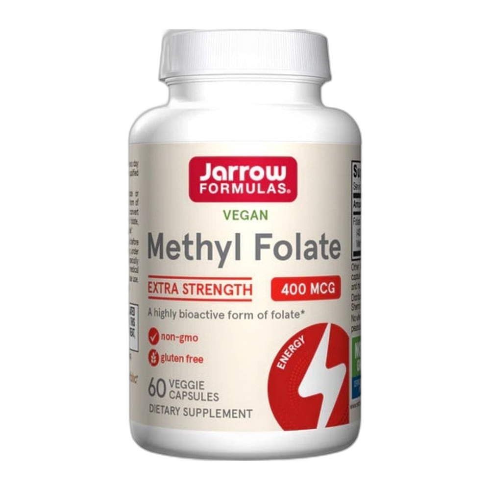 Jarrow Formulas Methyl Folate, 400mcg - 60 vcaps