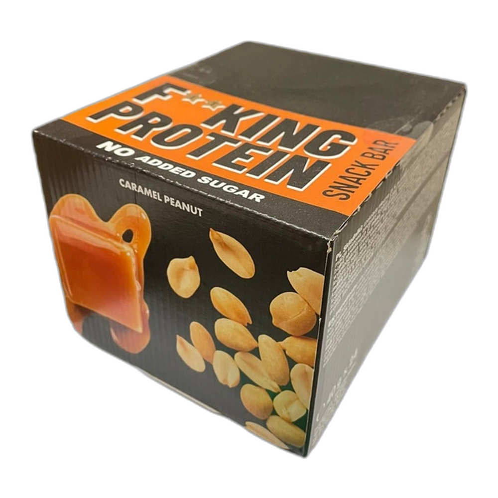 Allnutrition Fitking Protein Snack Bar, Caramel Peanut - 24 x 40g