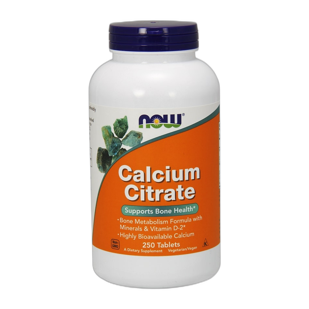 NOW Foods Calcium Citrate with Minerals & Vitamin D-2 - 250 tabs
