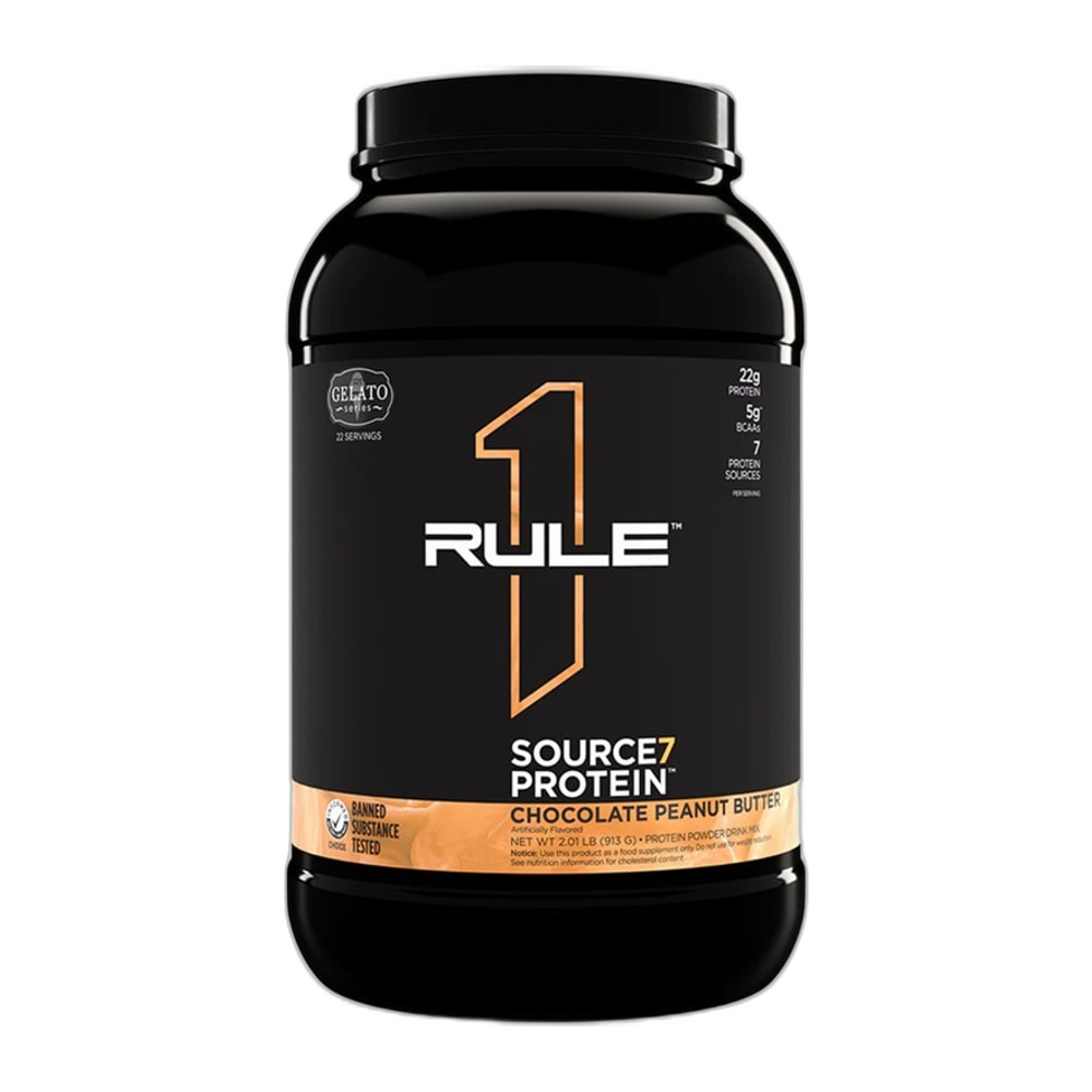 Rule One Source7 Protein, Chocolate Peanut Butter Gelato - 913g
